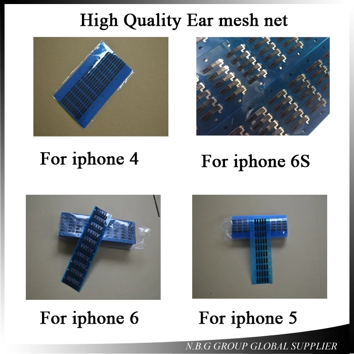 100 шт./лот клейкий динамик для iPhone 5 5S 5C 4S 6 6s plus внутренний ушной Противопыльный