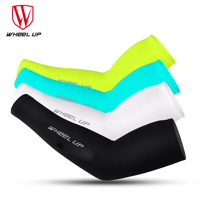 

WHEEL UP Cycling Arm Sleeves Gloves Ice Cool Fabric Breathable Quick-dry Bicycle Cycling UV Protection Men Women Ice Cool Gloves