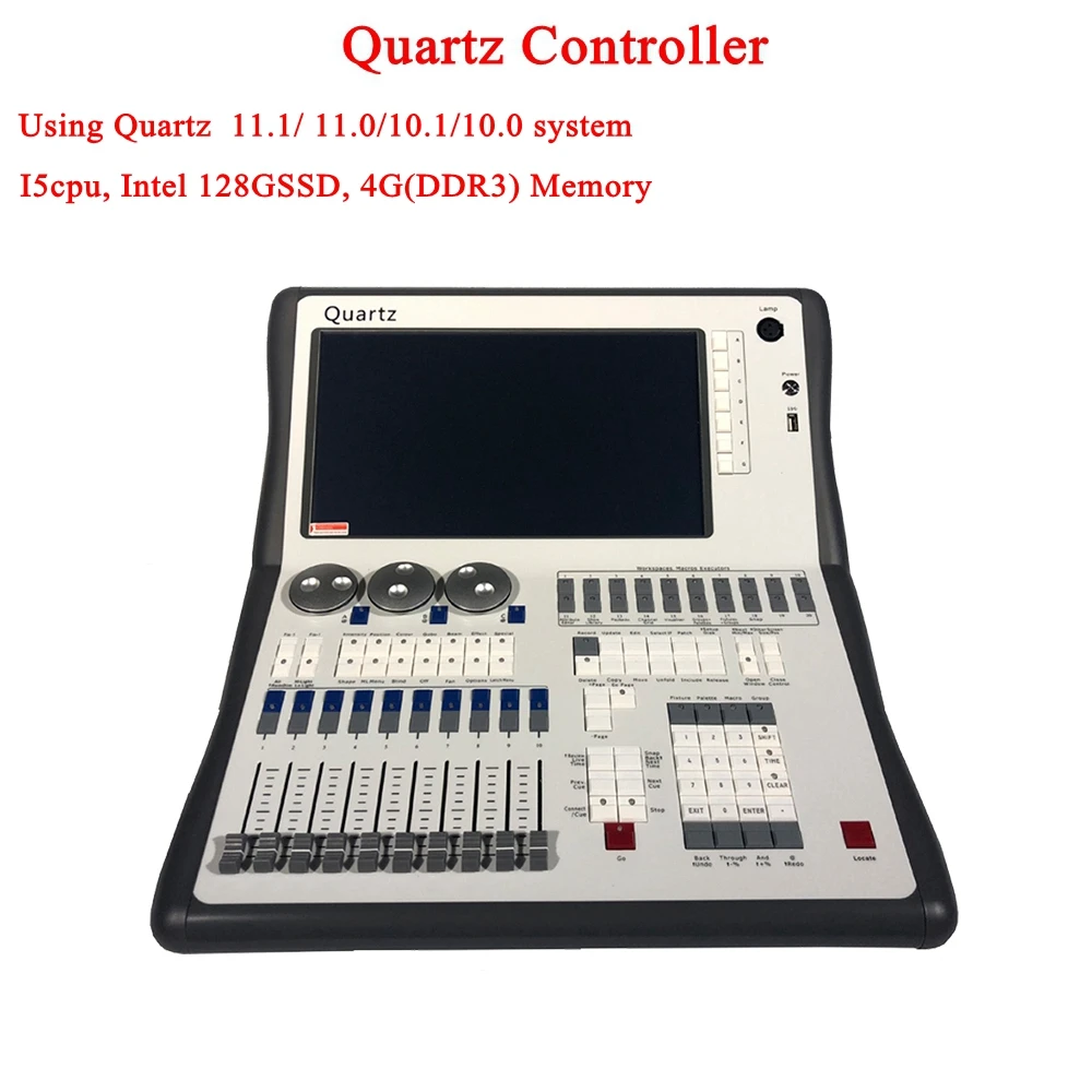

11.1/10.1System Quartz Controller Stage Lighting DJ equipment DMX Controller For LED Par Moving Head Spotlights Disco Controller
