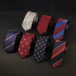 6 см мужские галстуки модные мужские галстуки Англия полосы Тонкий Бизнес Полосатый жаккардовые Тканые мужской платье Legame подарок галстук