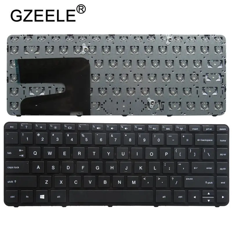 Клавиатура GZEELE US для ноутбука HP Pavilion 14-E 14-E000 14-F 14z-f000 14-f000 716164-001 724252-001 с черной