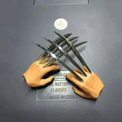 1:1 весы когти Росомахи с плоской рукой типов модели жесткий пластик книги об оружии косплэй реквизит