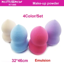 4 цвета/комплект 32*46 мм лучшая леди спонж для красоты пуф для макияжа инструмент эмульсия девушка инструменты красоты Гладкий косметический слоеный KIMISKY
