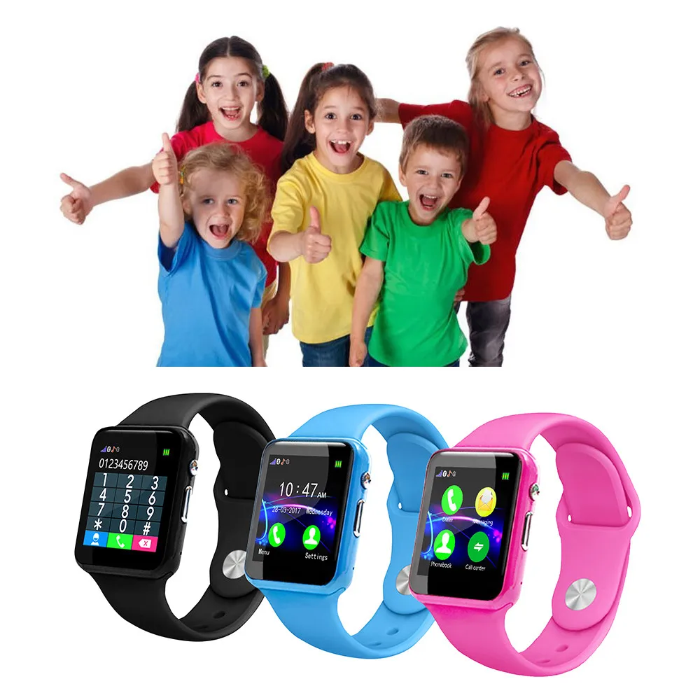 1.54 inch Children Smart Watch Camera Touch Screen SOS Call GPS Tracker Location Finder Kids Baby Smart Watch IP67#H20