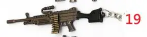 Смешанная игра CS GO PLAYERUNKNOWNS BATTLEGROUNDS брелок PUBG AK47 AWM M24 KAR 98K оружие chaviro мужские ювелирные изделия оптом - Цвет: 19