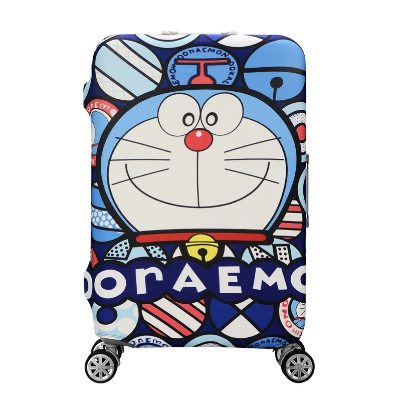 Темный хаки Уплотненная мультяшная Защитная крышка для чемодана, эластичная багажная сумка на колесиках, чехол для 28-32 дюймов, тележка, аксессуары для путешествий - Цвет: Темный хаки