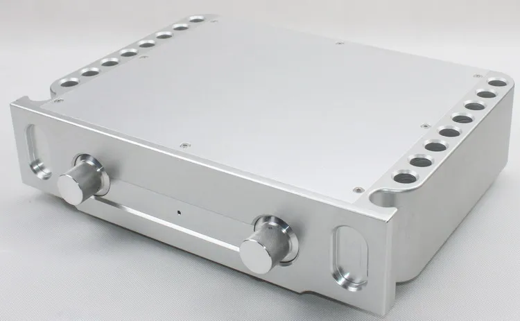 DIY case 360*86*270mm WA69 Full aluminum amplifier chassis / Preamp Class A Tube AMP Enclosure box | Электроника