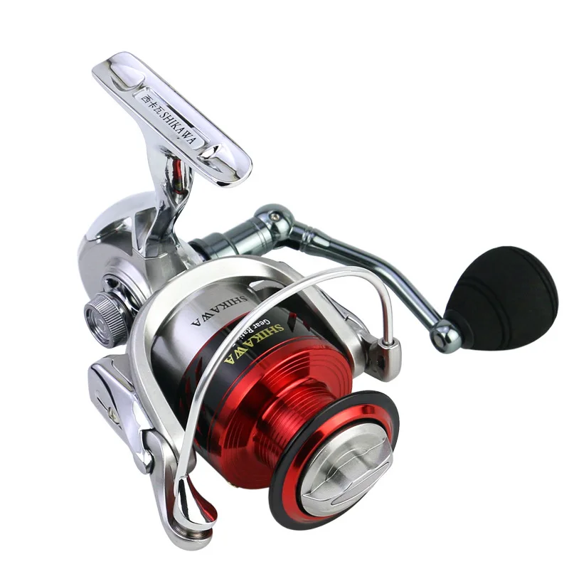 

SHIKAWA Baitcasting HighSpeed Fishing Reel 5.5:1 Right/Left Carp Bait Cast Spinning Metal Spool Casting GapLess Fishing Reels