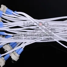 G4/G5.3/G6.35/MR11/MR16 круглые светодиодные лампы 10 см провода