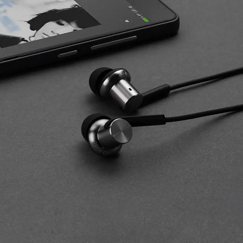 Оригинальные гибридные наушники Xiaomi Mi IV проводное управление с микрофоном