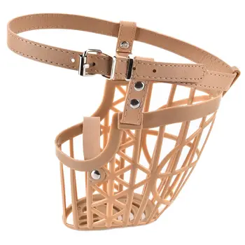 

Free Shipping 7 Sizes Anti-biting Adjusting Straps Mask Plastic Dogs Muzzle Basket Design High Quality
