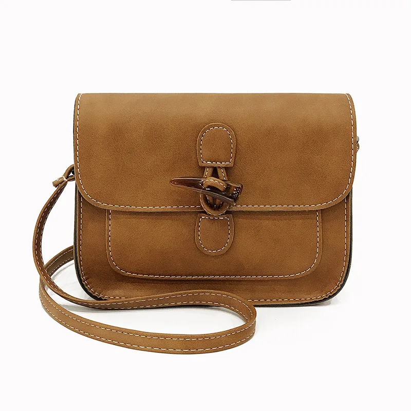 Маленькие винтажные сумки для женщин сумка через плечо зеленые сумочки женская сумка из искусственной кожи Fengting FTB085 - Цвет: brown