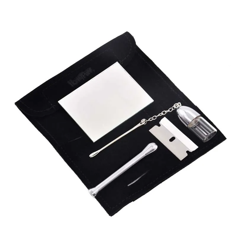 

1 Set Tobacco Tools Bag Portable Smoking Set Small Size Suede Kit Tobacco Pouch Bag + Snuff Smoking Tobacco Pipes Accessories