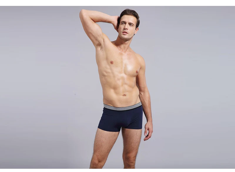 Male panties cotton boxers panties comfortable breathable men's panties underwear trunk brand shorts man boxer