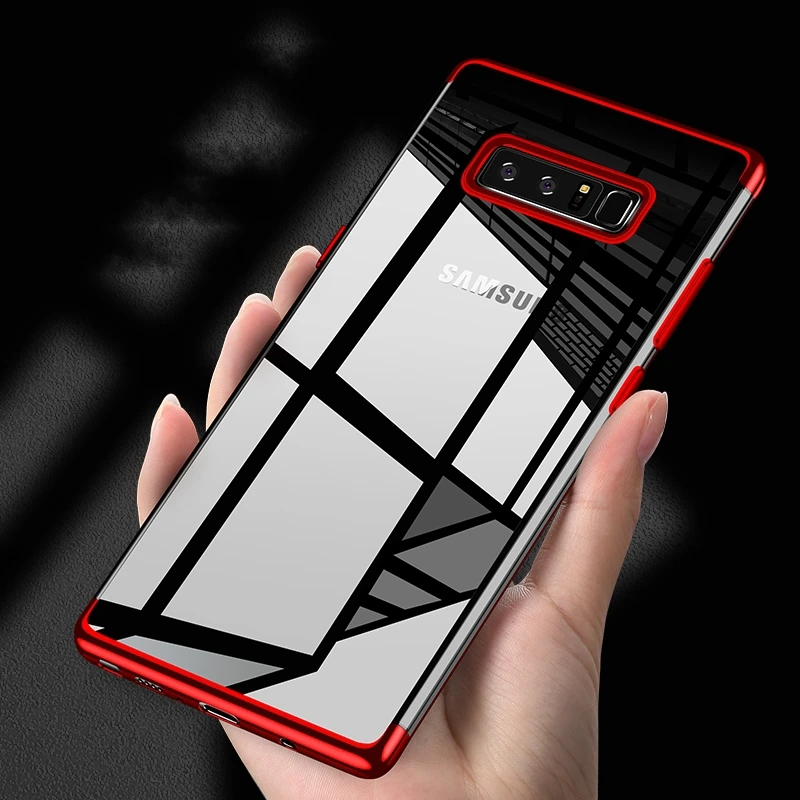 

Note8 Luxury Clear Case For Samsung Galaxy s10 s8 s9 plus S9plus Note9 Cover For Samsung Galaxy Note 8 Note 9 Case Accessories