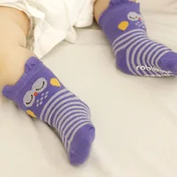Toddler knee high sock Baby Boy Girl Socks anti slip Cute Cartoon Cat Skid Resistance leg warmers For newborn infant DS19 5