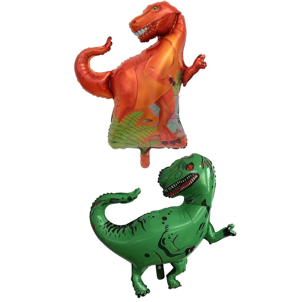 4pcs Set T Rex Dinosaur Balloons for Party Decoration Birthday Gift Kid Toys