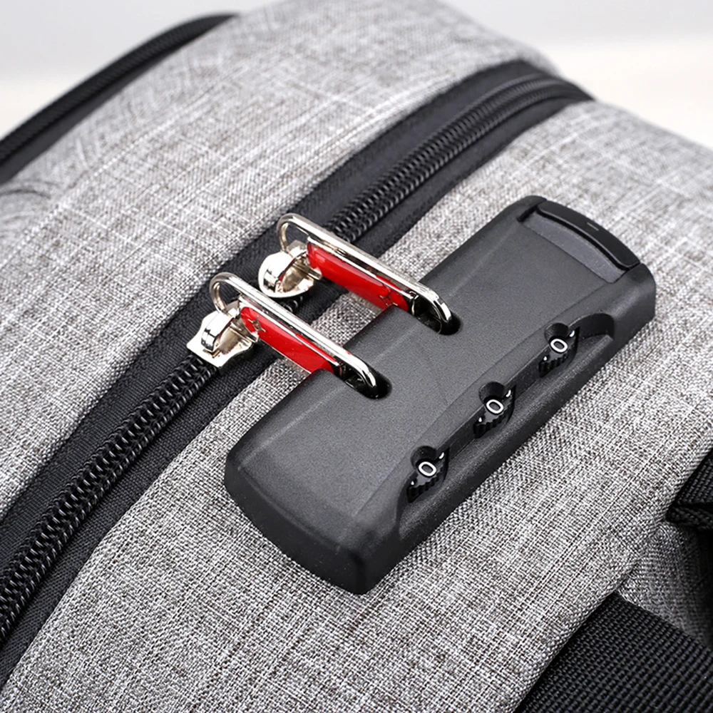 DIOMO большой деловой рюкзак для путешествий с USB зарядкой модный мужской защитой
