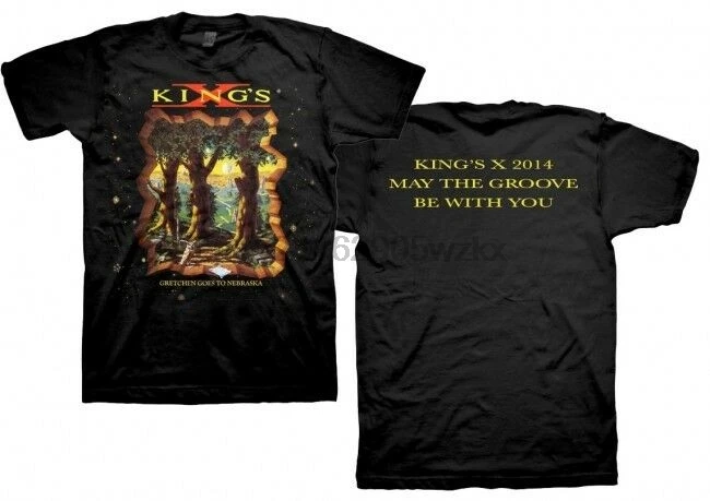 KINGS X-Gretchen идет в Небраску-футболка S-2XL Новый Официальный JSR товар | Мужская одежда