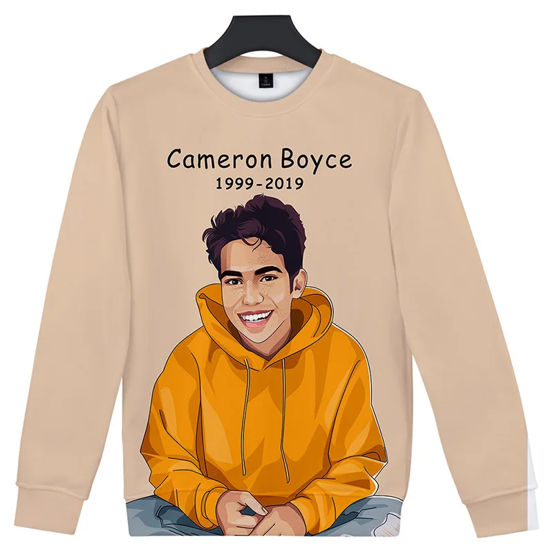

2019 Spring And Autumn New Cameron Boyce Trend Casual 3D Digital Color Printing Round Neck Sweatshirt Dropshipping