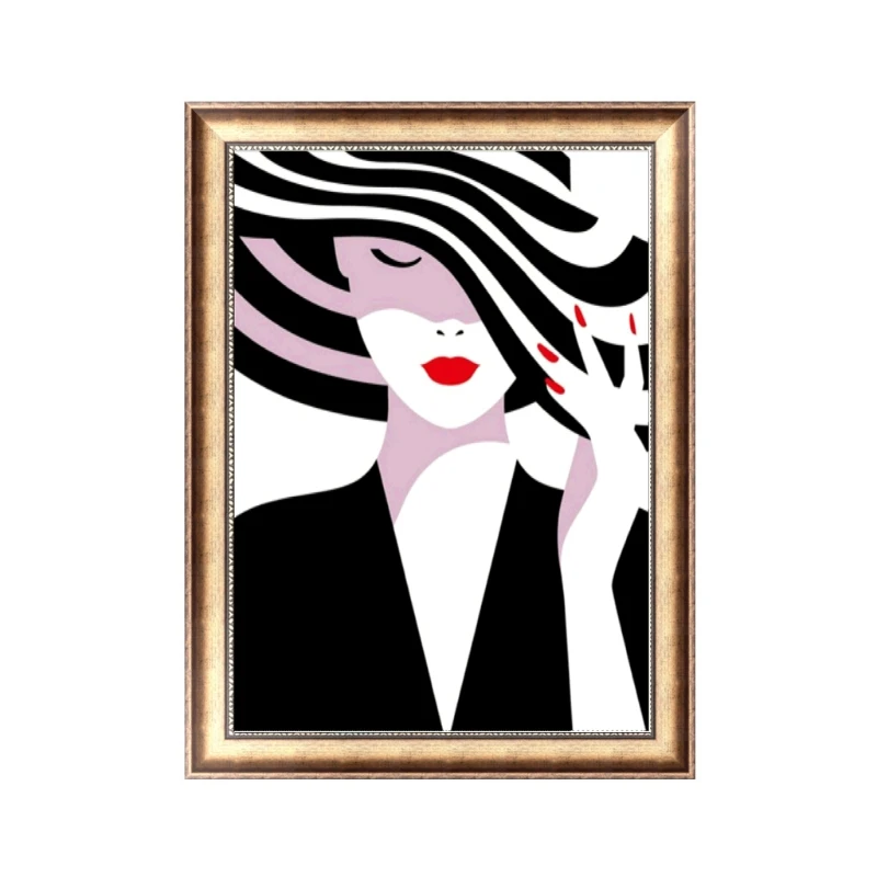 

Beauty Lady DIY 5D Diamond Painting Embroidery Cross Stitch Kit Craft Home Decor