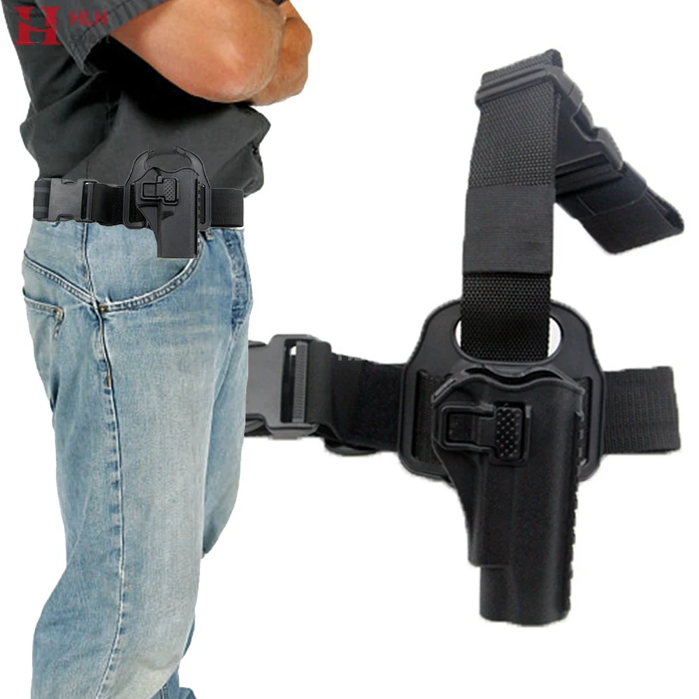 HLHSPORT Adjustable Pistol Gun Holster Common Tactical 1911 Glock Waist