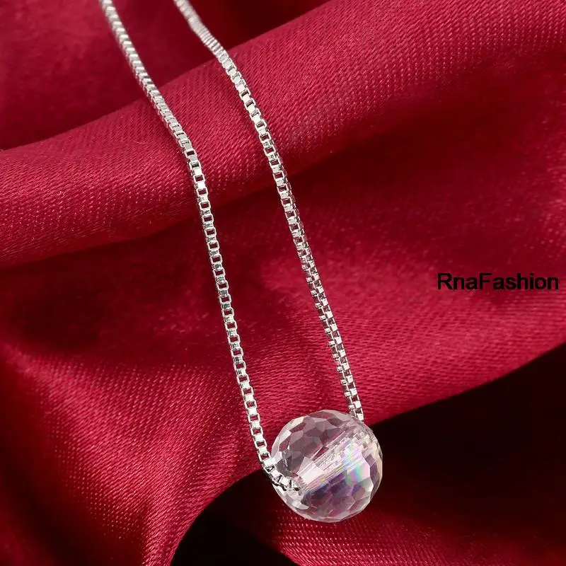 2017 Fashion Austrian crystal ball pendant necklace The bead sautoir