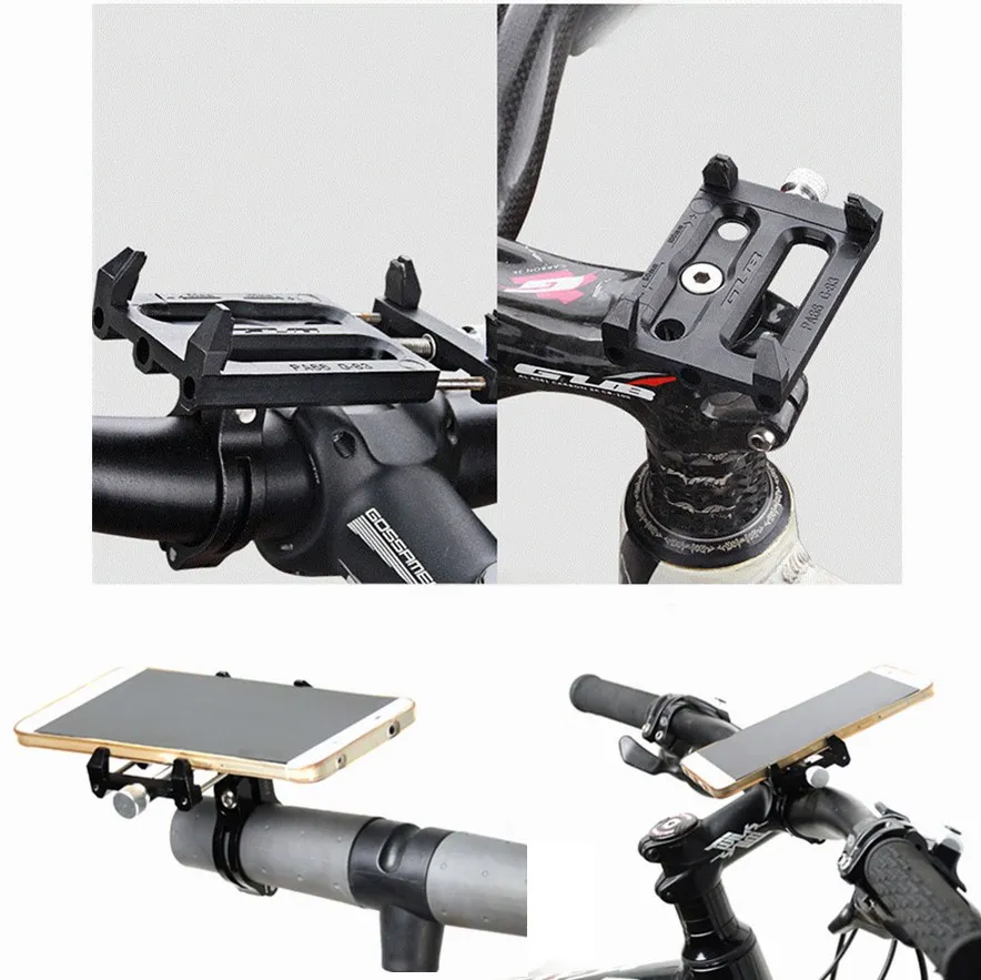 

Universal Anti-Slip Cycling Bike Mount Bicycle Motorcycle MTB Handlebar Bracket 3.5-6.2 Inch Mobile Phone Holder Clip Stand