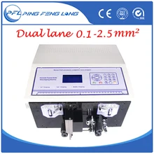 PFL-02D Автоматическая Зачистка контактов машина для резки двойная проводка подачи/кабель провода зачистки машины