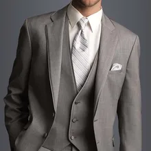 3 шт., с отворотом, две кнопки, модные, на заказ, мужские костюмы, облегающие, лучшие мужские, GridegroomWeddingTerno Masculino Handsome tuxedos