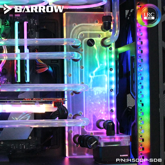 Barrow H500P SDB V1 доски Waterway для CoolerMaster чехол Intel CPU Water Block & Single GPU