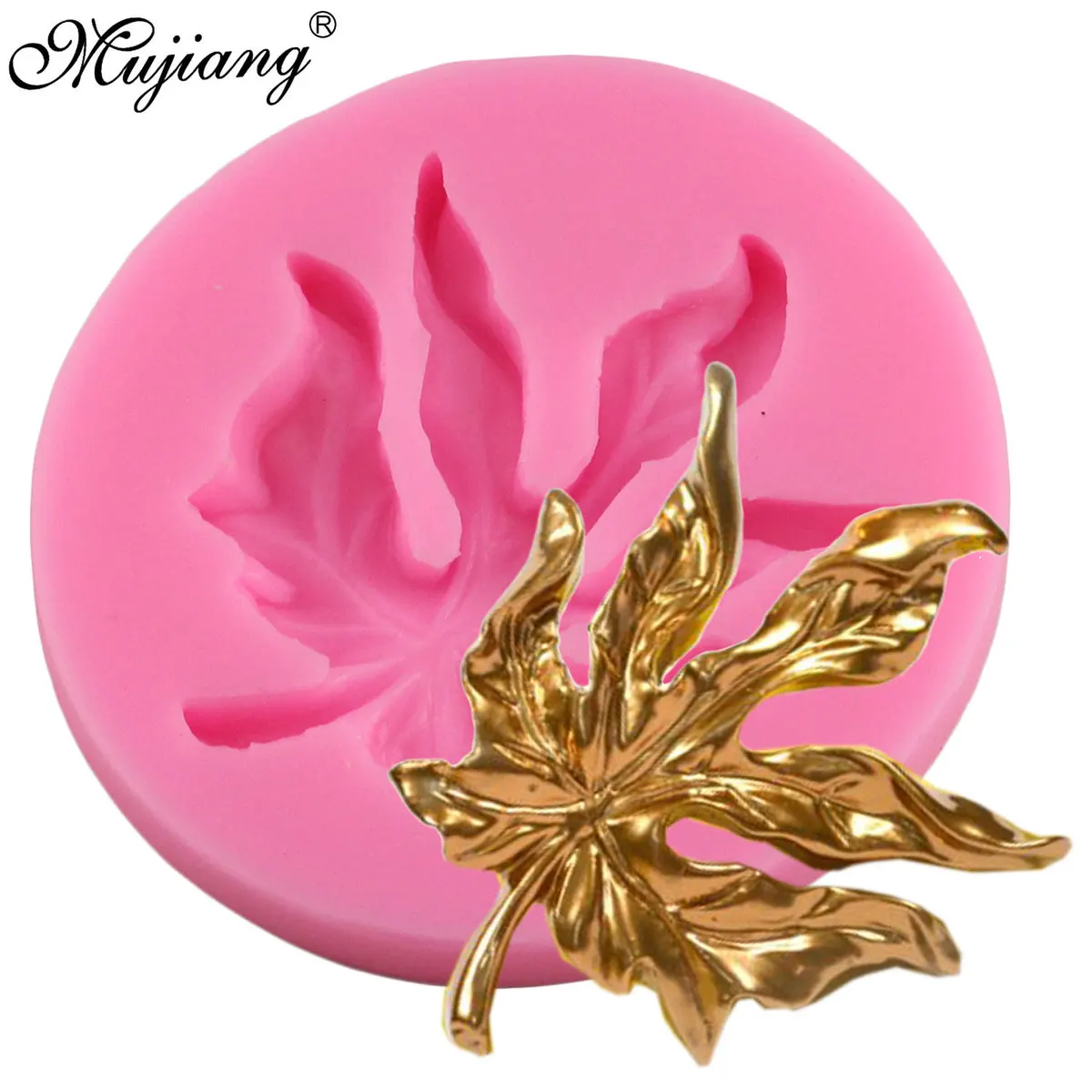 

Mujiang 3D Leaf Silicone Mold DIY Cupcake Baking Fondant Cake Decorating Tools Jelly Candy Fimo Clay Chocolate Gumpaste Mould