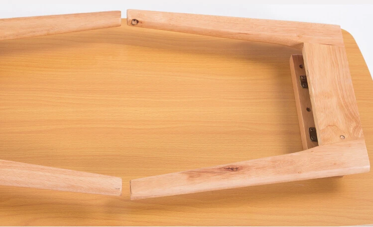 Legs Foldable Coffee Table For Living Room Furniture 2 Colors Rectangle Small Wood Side Center Sofa Wooden Folding Table Design