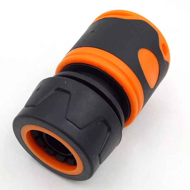 Durable Water Sprinkle 1/2″ Water Hose Connector Pipe Adaptor Tap Hose Pipe Fitting Set Quick connector with Rubber Material