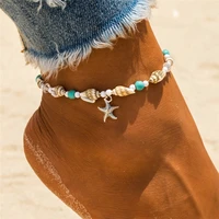 Женские пляжные браслеты на ногу
