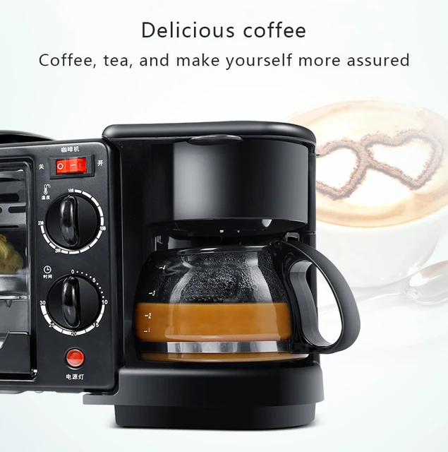CUKYI Multifunction Breakfast Making Machine 3 in 1 Electric