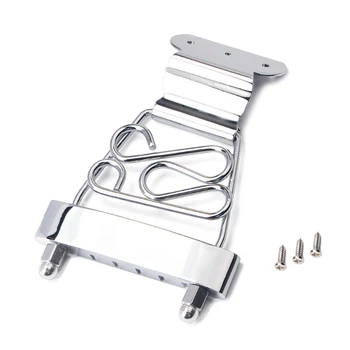 

Archtop Jazz Trapeze Short 6 String Tailpiece Bass Guitar Bridge With Screws