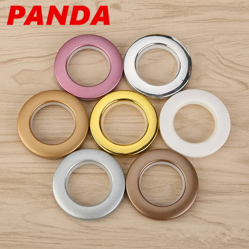 

50PCS/lot high quality plastic Curtain Accessories Roman ring Eyelets Buckle for Curtain Circle Home Decoration