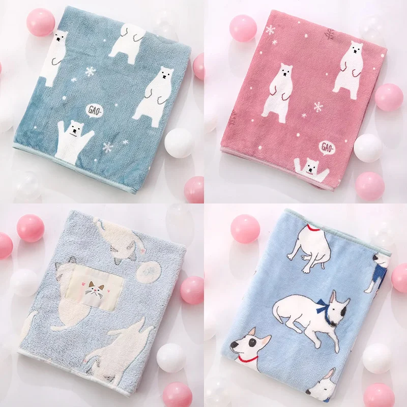 

Flannel Baby Blankets Newborn Winter Soft Swaddle Stroller Bedding Wrap Bath Towel for Kids Diapers Children Products Photo