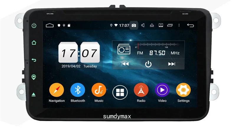Top 8 inch android 9.0 Car Radio For Volkswagen golf 6 touran passat B7 sharan Lavida polo with Navi GPS Card Car DVD Player 5