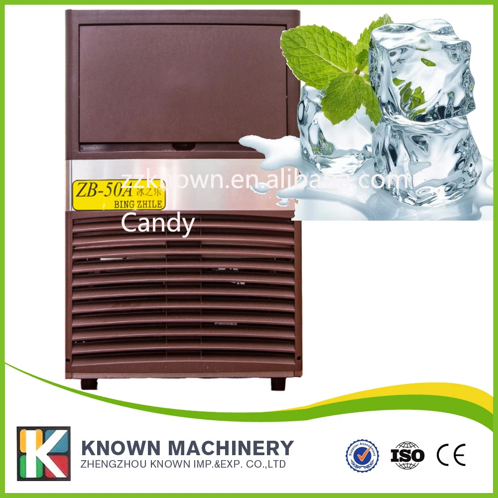 

Ice maker Commercial Ice achine 50kg/24h Ice Cube machine 5kg storage with Water filter suitable coffee/bubble tea shop