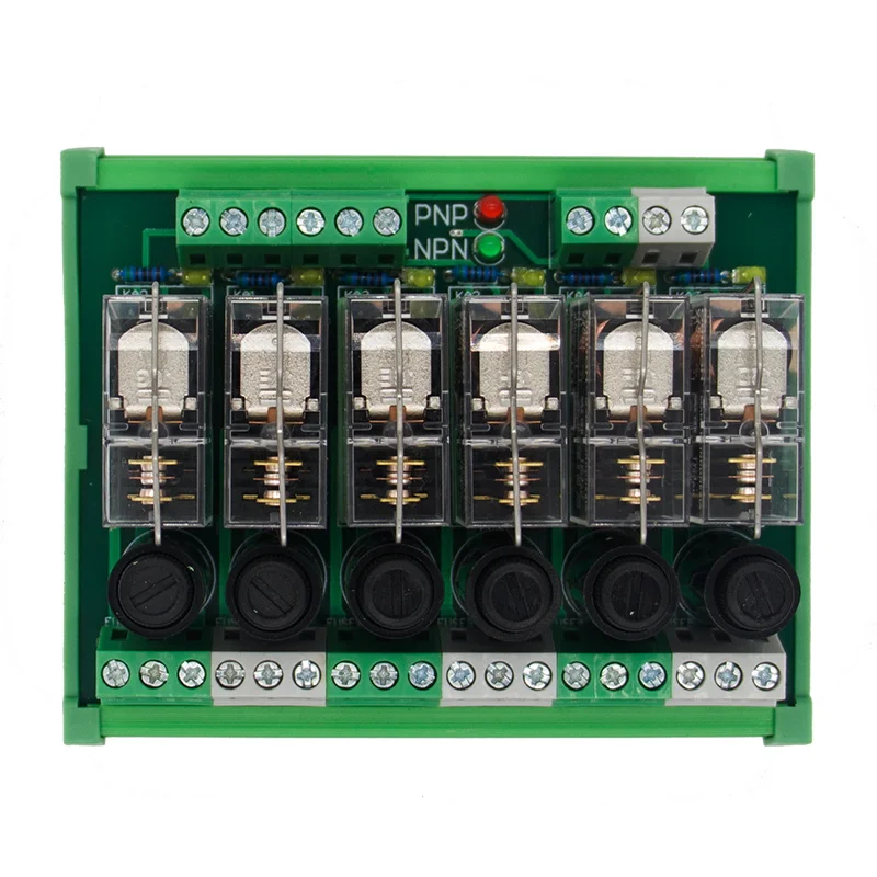 6 канальный 1 SPDT DIN рейку OMRON G2R 24V DC/AC с предохранителем интерфейс релейный