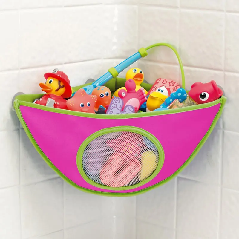 Kids Toy Bath Toys  Net Holder Mesh Bag Baby Shower Storage Bathroom Organizer 