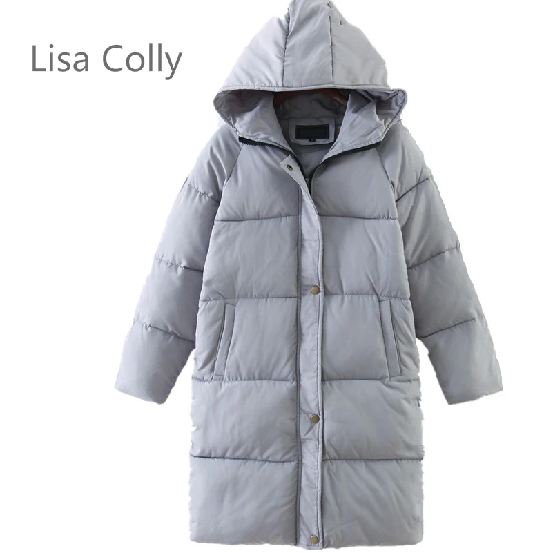 

Lisa Colly Fashion Long Parkas Female Women Winter Coat Cotton Winter Jacket Womens Outwear Parkas for Women Winter Outwear
