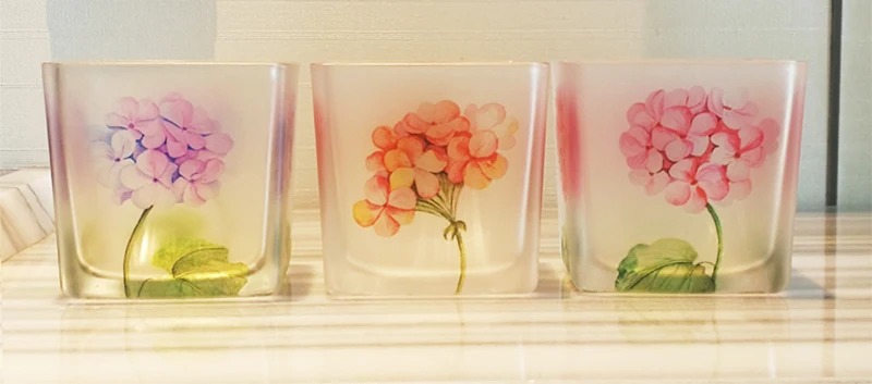 Simple Beautiful Candlestick Green Romantic Candlelight Dinner Glass Candle Holders Decorativas Christmas Candle Home WZF038