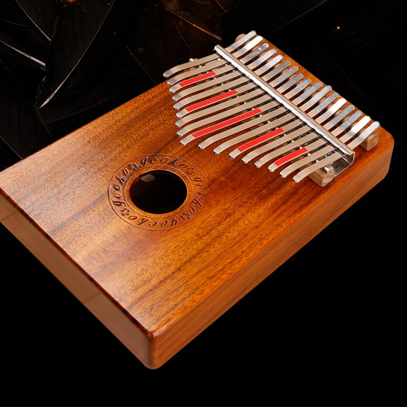 

Professional tone mahogany 1 minute can learn musical instrument finger play KALIMBA 17key Kalimba