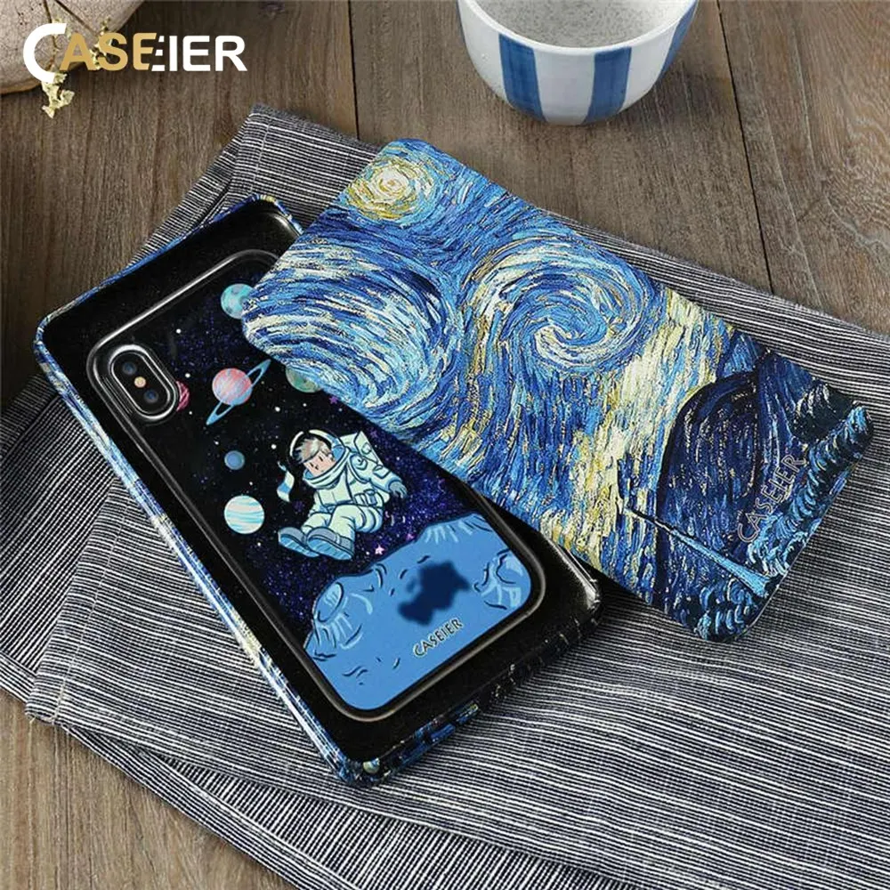 Caseier подарок на Новый год для iPhone 7 плюс роскошный зыбучие пески телефон чехол +