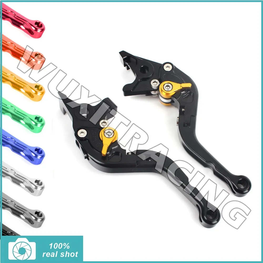 

Short Folding Brake Clutch Levers for TL1000R SV1000/S HAYABUSA GSXR1300 GSF 650 1250 BANDIT DL1000 V-STROM GSX1400 GSX650F