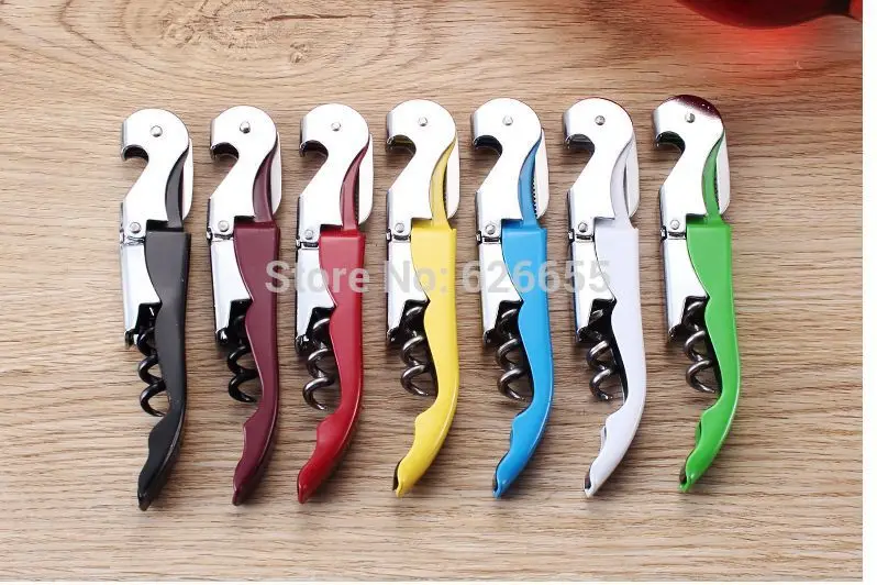 Stainless Steel Wine Bottle Cap Opener Corkscrew Stainless Steel Metal