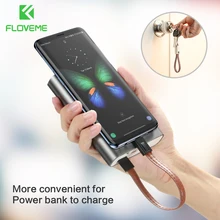 FLOVEME брелок Usb type C кабель 3,1 кабель для быстрой зарядки для samsung one plus 7 pro зарядное устройство Usbc type-C брелок шнур короткий